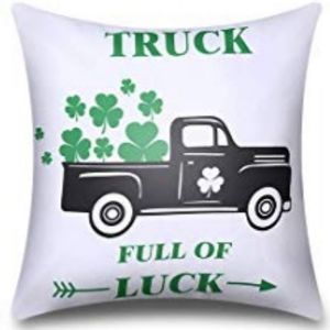 ⭐NEW⭐- ☘St. Patrick's  Day Clover Pillow - 18 X 18